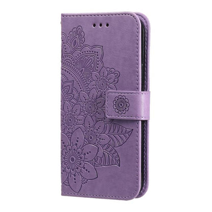 Seven-petal Flowers Embossing Leather Phone Case, For Redmi Note 17 5G / 4G Global 171mm, For Redmi Note 17 Pro+ 5G Global 163mm, For Redmi 17 5G / 4G Global 170mm, For Redmi 15a 5G, For Redmi Turbo 5 Max 5G / Poco X8 Pro Max 5G                        ...