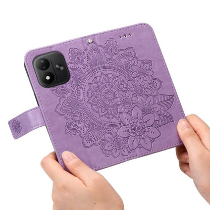 Seven-petal Flowers Embossing Leather Phone Case, For Redmi Note 17 5G / 4G Global 171mm, For Redmi Note 17 Pro+ 5G Global 163mm, For Redmi 17 5G / 4G Global 170mm, For Redmi 15a 5G, For Redmi Turbo 5 Max 5G / Poco X8 Pro Max 5G                        ...