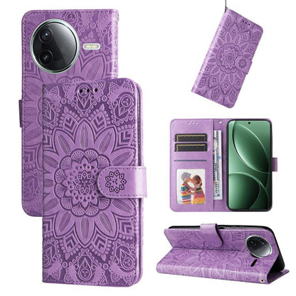 Embossed Sunflower Leather Phone Case, For Redmi Turbo 4 / Xiaomi Poco X7 Pro, For Redmi K80 Pro, For Redmi K80, For Redmi Note 14 4G 163.25mm Global, For Redmi Note 14 5G, For Redmi Note 14 Pro 5G / Note 14 Pro+ 5G, For Redmi 14C 4G, For Redmi K70 Ult...