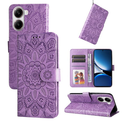 Embossed Sunflower Leather Phone Case, For Redmi Turbo 4 / Xiaomi Poco X7 Pro, For Redmi K80 Pro, For Redmi K80, For Redmi Note 14 4G 163.25mm Global, For Redmi Note 14 5G, For Redmi Note 14 Pro 5G / Note 14 Pro+ 5G, For Redmi 14C 4G, For Redmi K70 Ult...