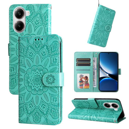 Embossed Sunflower Leather Phone Case, For Redmi Turbo 4 / Xiaomi Poco X7 Pro, For Redmi K80 Pro, For Redmi K80, For Redmi Note 14 4G 163.25mm Global, For Redmi Note 14 5G, For Redmi Note 14 Pro 5G / Note 14 Pro+ 5G, For Redmi 14C 4G, For Redmi K70 Ult...