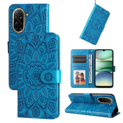Embossed Sunflower Leather Phone Case, For Redmi 15a 5G, For Redmi Turbo 5 Max 5G / Poco X8 Pro Max 5G, For Redmi Turbo 5 5G / Poco X8 Pro 5G, For Redmi Note 15 Pro+ 5G 163.3mm / Poco M8 Pro 5G, For Redmi Note 15 4G / 5G Global 164mm / Poco M8 5G      ...