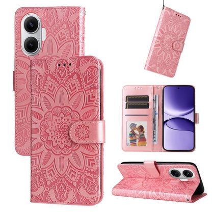 Embossed Sunflower Leather Phone Case, For Redmi 15a 5G, For Redmi Turbo 5 Max 5G / Poco X8 Pro Max 5G, For Redmi Turbo 5 5G / Poco X8 Pro 5G, For Redmi Note 15 Pro+ 5G 163.3mm / Poco M8 Pro 5G, For Redmi Note 15 4G / 5G Global 164mm / Poco M8 5G      ...