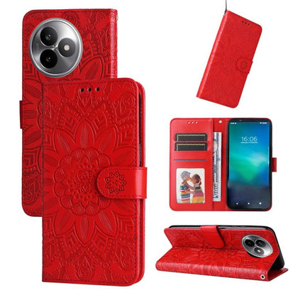 Embossed Sunflower Leather Phone Case, For Redmi 15a 5G, For Redmi Turbo 5 Max 5G / Poco X8 Pro Max 5G, For Redmi Turbo 5 5G / Poco X8 Pro 5G, For Redmi Note 15 Pro+ 5G 163.3mm / Poco M8 Pro 5G, For Redmi Note 15 4G / 5G Global 164mm / Poco M8 5G      ...