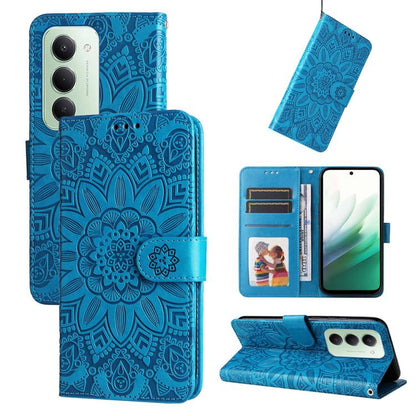 Embossed Sunflower Leather Phone Case, For Redmi 15a 5G, For Redmi Turbo 5 Max 5G / Poco X8 Pro Max 5G, For Redmi Turbo 5 5G / Poco X8 Pro 5G, For Redmi Note 15 Pro+ 5G 163.3mm / Poco M8 Pro 5G, For Redmi Note 15 4G / 5G Global 164mm / Poco M8 5G      ...