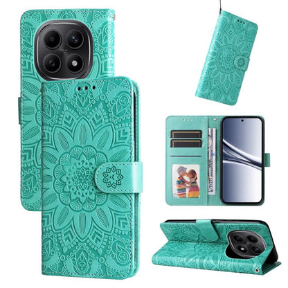 Embossed Sunflower Leather Phone Case, For Redmi 15a 5G, For Redmi Turbo 5 Max 5G / Poco X8 Pro Max 5G, For Redmi Turbo 5 5G / Poco X8 Pro 5G, For Redmi Note 15 Pro+ 5G 163.3mm / Poco M8 Pro 5G, For Redmi Note 15 4G / 5G Global 164mm / Poco M8 5G      ...