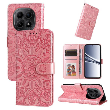 Embossed Sunflower Leather Phone Case, For Redmi 15a 5G, For Redmi Turbo 5 Max 5G / Poco X8 Pro Max 5G, For Redmi Turbo 5 5G / Poco X8 Pro 5G, For Redmi Note 15 Pro+ 5G 163.3mm / Poco M8 Pro 5G, For Redmi Note 15 4G / 5G Global 164mm / Poco M8 5G      ...