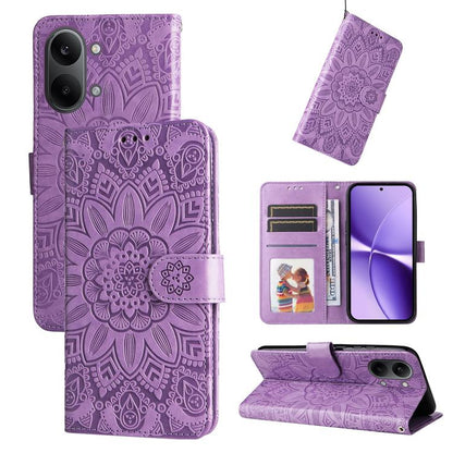 Embossed Sunflower Leather Phone Case, For Redmi 15a 5G, For Redmi Turbo 5 Max 5G / Poco X8 Pro Max 5G, For Redmi Turbo 5 5G / Poco X8 Pro 5G, For Redmi Note 15 Pro+ 5G 163.3mm / Poco M8 Pro 5G, For Redmi Note 15 4G / 5G Global 164mm / Poco M8 5G      ...