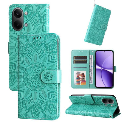 Embossed Sunflower Leather Phone Case, For Redmi 15a 5G, For Redmi Turbo 5 Max 5G / Poco X8 Pro Max 5G, For Redmi Turbo 5 5G / Poco X8 Pro 5G, For Redmi Note 15 Pro+ 5G 163.3mm / Poco M8 Pro 5G, For Redmi Note 15 4G / 5G Global 164mm / Poco M8 5G      ...