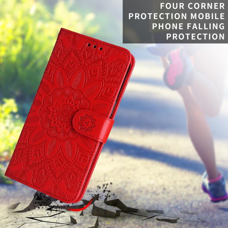 Embossed Sunflower Leather Phone Case, For Redmi Note 17 5G / 4G Global 171mm, For Redmi Note 17 Pro+ 5G Global 163mm, For Redmi 17 5G / 4G Global 170mm, For Redmi 15a 5G, For Redmi Turbo 5 Max 5G / Poco X8 Pro Max 5G                                   ...