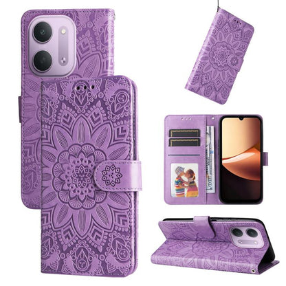 Embossed Sunflower Leather Phone Case, For Redmi Note 17 5G / 4G Global 169.7mm, For Redmi 17C 5G, For Redmi Note 17 Pro+ 5G Global 163.4mm, For Redmi 17 5G / 4G Global 170mm, For Redmi K90 Max 5G / K90 Ultra 5G, For Redmi 15a 5G                       ...