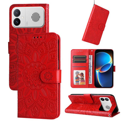 Embossed Sunflower Leather Phone Case, For Redmi Note 17 5G / 4G Global 169.7mm, For Redmi 17C 5G, For Redmi Note 17 Pro+ 5G Global 163.4mm, For Redmi 17 5G / 4G Global 170mm, For Redmi K90 Max 5G / K90 Ultra 5G, For Redmi 15a 5G                       ...