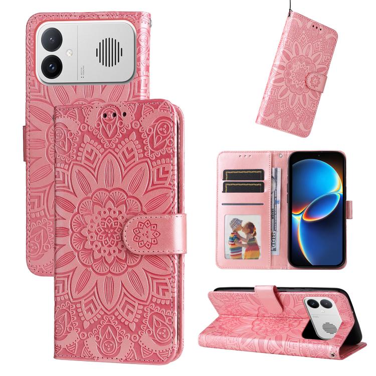 Embossed Sunflower Leather Phone Case, For Redmi Note 17 5G / 4G Global 169.7mm, For Redmi 17C 5G, For Redmi Note 17 Pro+ 5G Global 163.4mm, For Redmi 17 5G / 4G Global 170mm, For Redmi K90 Max 5G / K90 Ultra 5G, For Redmi 15a 5G                       ...