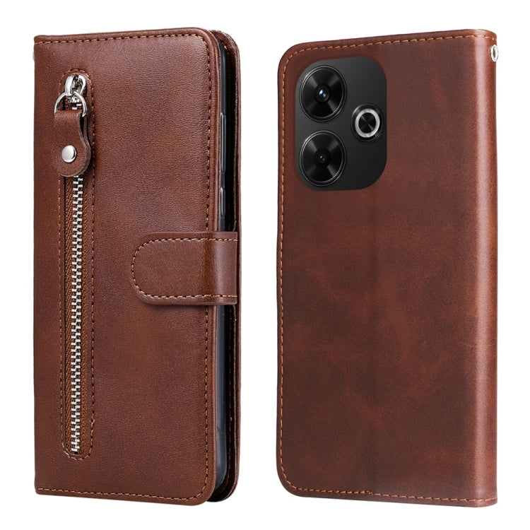 Fashion Calf Texture Zipper Leather Phone Case, For Redmi Note 14 4G 163.25mm Global, For Redmi Note 14 5G, For Redmi Note 14 Pro 5G / Note 14 Pro+ 5G, For Redmi 14C 4G, For Redmi K70 Ultra, For Redmi 13 4G / Redmi Note 13R