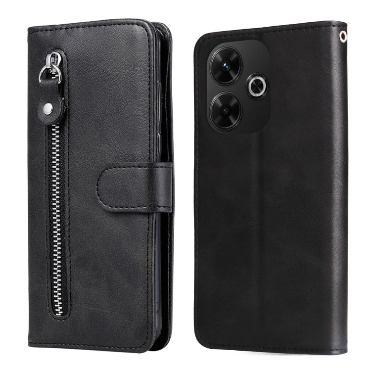 Fashion Calf Texture Zipper Leather Phone Case, For Redmi Note 14 4G 163.25mm Global, For Redmi Note 14 5G, For Redmi Note 14 Pro 5G / Note 14 Pro+ 5G, For Redmi 14C 4G, For Redmi K70 Ultra, For Redmi 13 4G / Redmi Note 13R