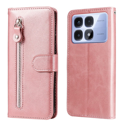 Fashion Calf Texture Zipper Leather Phone Case, For Redmi Note 14 4G 163.25mm Global, For Redmi Note 14 5G, For Redmi Note 14 Pro 5G / Note 14 Pro+ 5G, For Redmi 14C 4G, For Redmi K70 Ultra, For Redmi 13 4G / Redmi Note 13R