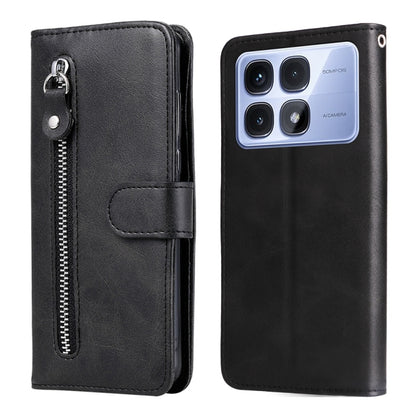 Fashion Calf Texture Zipper Leather Phone Case, For Redmi Note 14 4G 163.25mm Global, For Redmi Note 14 5G, For Redmi Note 14 Pro 5G / Note 14 Pro+ 5G, For Redmi 14C 4G, For Redmi K70 Ultra, For Redmi 13 4G / Redmi Note 13R