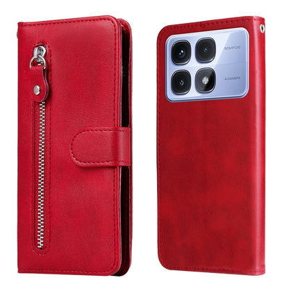 Fashion Calf Texture Zipper Leather Phone Case, For Redmi Note 14 4G 163.25mm Global, For Redmi Note 14 5G, For Redmi Note 14 Pro 5G / Note 14 Pro+ 5G, For Redmi 14C 4G, For Redmi K70 Ultra, For Redmi 13 4G / Redmi Note 13R