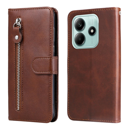 Fashion Calf Texture Zipper Leather Phone Case, For Redmi Note 14 4G 163.25mm Global, For Redmi Note 14 5G, For Redmi Note 14 Pro 5G / Note 14 Pro+ 5G, For Redmi 14C 4G, For Redmi K70 Ultra, For Redmi 13 4G / Redmi Note 13R