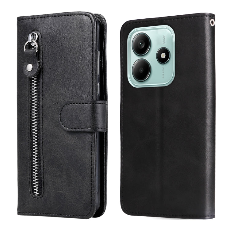 Fashion Calf Texture Zipper Leather Phone Case, For Redmi Note 14 4G 163.25mm Global, For Redmi Note 14 5G, For Redmi Note 14 Pro 5G / Note 14 Pro+ 5G, For Redmi 14C 4G, For Redmi K70 Ultra, For Redmi 13 4G / Redmi Note 13R