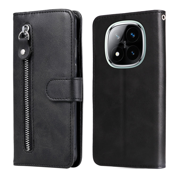 Fashion Calf Texture Zipper Leather Phone Case, For Redmi Note 14 4G 163.25mm Global, For Redmi Note 14 5G, For Redmi Note 14 Pro 5G / Note 14 Pro+ 5G, For Redmi 14C 4G, For Redmi K70 Ultra, For Redmi 13 4G / Redmi Note 13R