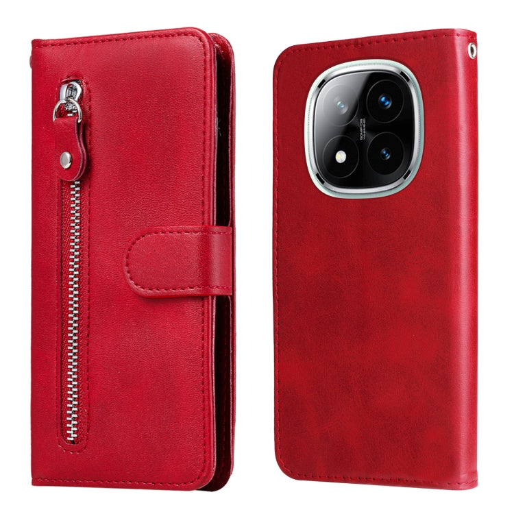 Fashion Calf Texture Zipper Leather Phone Case, For Redmi Note 14 4G 163.25mm Global, For Redmi Note 14 5G, For Redmi Note 14 Pro 5G / Note 14 Pro+ 5G, For Redmi 14C 4G, For Redmi K70 Ultra, For Redmi 13 4G / Redmi Note 13R