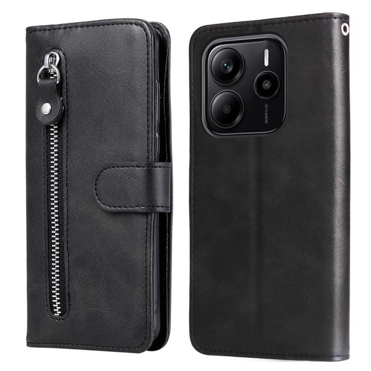 Fashion Calf Texture Zipper Leather Phone Case, For Redmi Note 14 4G 163.25mm Global, For Redmi Note 14 5G, For Redmi Note 14 Pro 5G / Note 14 Pro+ 5G, For Redmi 14C 4G, For Redmi K70 Ultra, For Redmi 13 4G / Redmi Note 13R