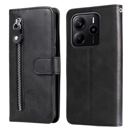 Fashion Calf Texture Zipper Leather Phone Case, For Redmi Note 14 4G 163.25mm Global, For Redmi Note 14 5G, For Redmi Note 14 Pro 5G / Note 14 Pro+ 5G, For Redmi 14C 4G, For Redmi K70 Ultra, For Redmi 13 4G / Redmi Note 13R