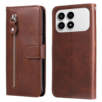 Fashion Calf Texture Zipper Leather Phone Case, For Redmi 15a 5G, For Redmi Turbo 5 Max 5G / Poco X8 Pro Max 5G, For Redmi Turbo 5 5G / Poco X8 Pro 5G, For Redmi Note 15 Pro+ 5G 163.3mm / Poco M8 Pro 5G, For Redmi Note 15 4G / 5G Global 164mm / Poco M8...