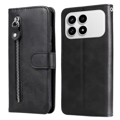 Fashion Calf Texture Zipper Leather Phone Case, For Redmi 15a 5G, For Redmi Turbo 5 Max 5G / Poco X8 Pro Max 5G, For Redmi Turbo 5 5G / Poco X8 Pro 5G, For Redmi Note 15 Pro+ 5G 163.3mm / Poco M8 Pro 5G, For Redmi Note 15 4G / 5G Global 164mm / Poco M8...