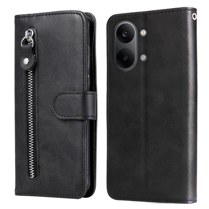 Fashion Calf Texture Zipper Leather Phone Case, For Redmi 15a 5G, For Redmi Turbo 5 Max 5G / Poco X8 Pro Max 5G, For Redmi Turbo 5 5G / Poco X8 Pro 5G, For Redmi Note 15 Pro+ 5G 163.3mm / Poco M8 Pro 5G, For Redmi Note 15 4G / 5G Global 164mm / Poco M8...