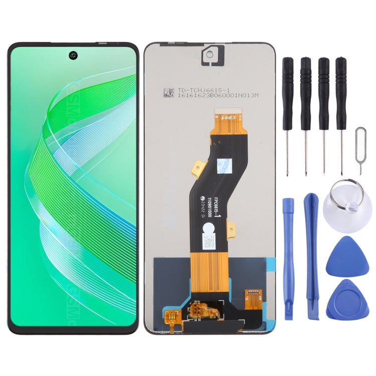 OEM LCD Screen with Digitizer Full Assembly, For Tecno Spark 30C 5G/4G KI5 KI5n, For Tecno Pop 9 4G, For Tecno Spark GO 2025, For Tecno Spark 20 Pro 5G KJ8, For Tecno Spark 20P, For Tecno Pova 6 Neo, For Tecno Spark 20 Pro 4G KJ6, For Tecno Spark 20C B...