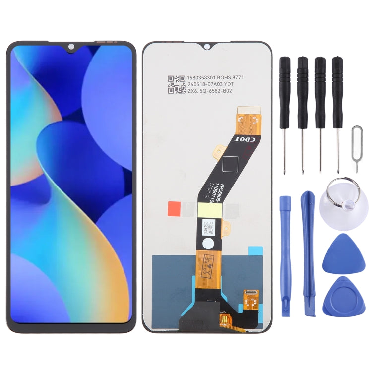 OEM LCD Screen with Digitizer Full Assembly, For Tecno Spark 30C 5G/4G KI5 KI5n, For Tecno Pop 9 4G, For Tecno Spark GO 2025, For Tecno Spark 20 Pro 5G KJ8, For Tecno Spark 20P, For Tecno Pova 6 Neo, For Tecno Spark 20 Pro 4G KJ6, For Tecno Spark 20C B...