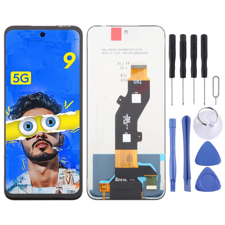 OEM LCD Screen with Digitizer Full Assembly, For Tecno Pop 9 4G, For Tecno Spark GO 2025, For Tecno Spark 30C, For Tecno Spark 20 Pro 5G KJ8, For Tecno Spark 20P, For Tecno Pova 6 Neo, For Tecno Spark 20 Pro 4G KJ6, For Tecno Spark 20C BG7n            ...