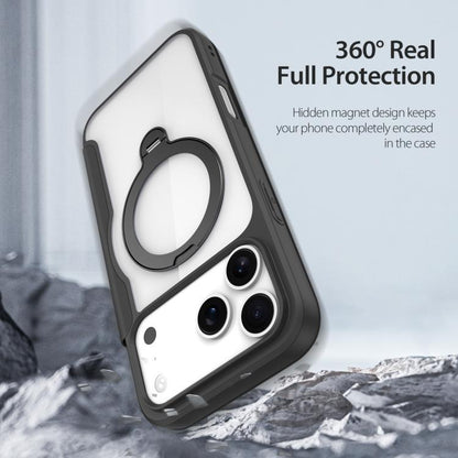 DUX DUCIS Skin X Pro Series MagSafe Ring Holder Leather Phone Case, For iPhone 18 Pro / 17 Pro, For iPhone 18 Pro Max / 17 Pro Max, For iPhone 17e / 16e, For iPhone 17, For iPhone Air