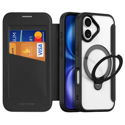 DUX DUCIS Skin X Pro Series MagSafe Ring Holder Leather Phone Case, For iPhone 17e / 16e, For iPhone 17, For iPhone Air