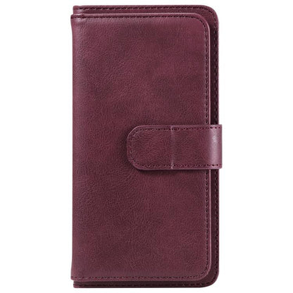 Multi-Function Wallet 10 Card Slots Leather Phone Case, For iPhone 18 Pro / 17 Pro, For iPhone 18 Pro Max / 17 Pro Max, For iPhone 17e / 16e, For iPhone 17, For iPhone Air, For iPhone 16 Pro Max, For iPhone 16 Pro, For iPhone 16 Plus, For iPhone 16