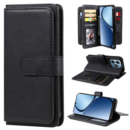 Multi-Function Wallet 10 Card Slots Leather Phone Case, For Realme 16T 5G, For Realme P4x 5G, For Realme C63 / C61 / Note 60