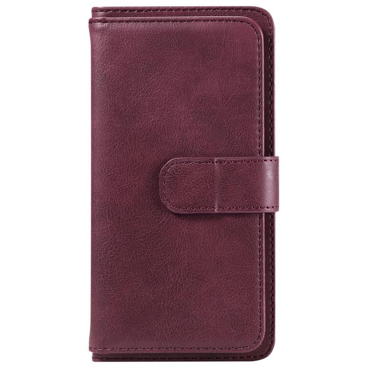 Multi-Function Wallet 10 Card Slots Leather Phone Case, For Realme 16T 5G, For Realme P4x 5G, For Realme C63 / C61 / Note 60