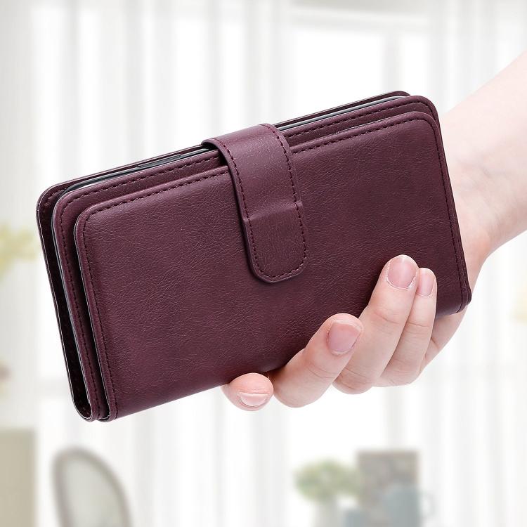 Multi-Function Wallet 10 Card Slots Leather Phone Case, For Realme 16T 5G, For Realme P4x 5G, For Realme C63 / C61 / Note 60