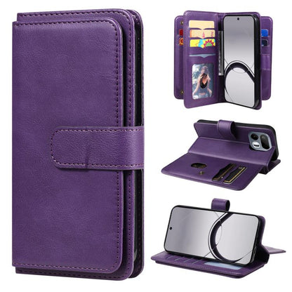 Multi-Function Wallet 10 Card Slots Leather Phone Case, For Realme 16T 5G, For Realme P4x 5G, For Realme C63 / C61 / Note 60