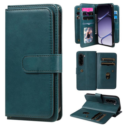 Multi-Function Wallet 10 Card Slots Leather Phone Case, For Realme 16T 5G, For Realme P4x 5G, For Realme C63 / C61 / Note 60