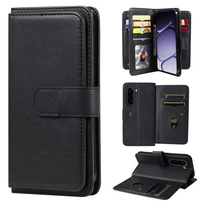Multi-Function Wallet 10 Card Slots Leather Phone Case, For Realme 16T 5G, For Realme P4x 5G, For Realme C63 / C61 / Note 60