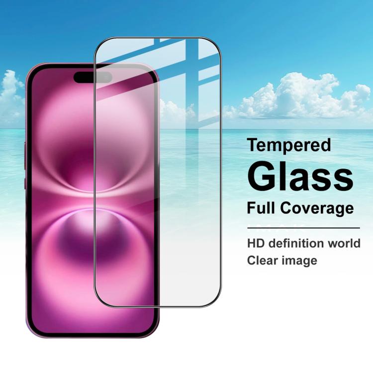 imak 9H Surface Hardness Full Screen Tempered Glass Film Pro+ Series, For iPhone 17 / 17 Pro / 18 Pro, For iPhone 18 Pro Max / 17 Pro Max, For iPhone 16e / 17e, For iPhone Air, For iPhone 16 Pro Max, For iPhone 16 Pro, For iPhone 16 Plus, For iPhone 16