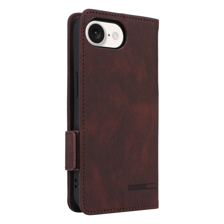 Magnetic Clasp Leather Phone Case, For iPhone 17e / 16e, For iPhone 17 Pro Max, For iPhone 17 Pro, For iPhone 17, For iPhone 16 Pro Max, For iPhone 16 Pro, For iPhone 16 Plus, For iPhone 16