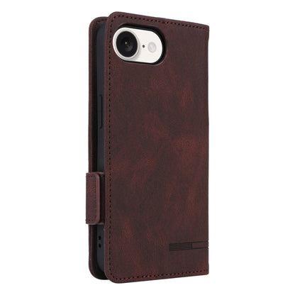 Magnetic Clasp Leather Phone Case, For iPhone 17e / 16e, For iPhone 17 Pro Max, For iPhone 17 Pro, For iPhone 17, For iPhone 16 Pro Max, For iPhone 16 Pro, For iPhone 16 Plus, For iPhone 16