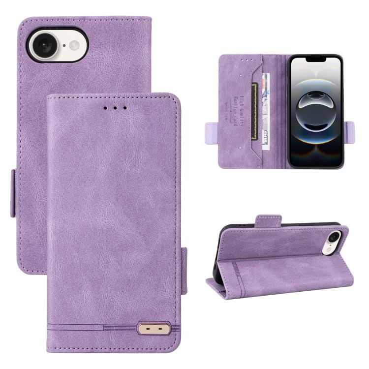 Magnetic Clasp Leather Phone Case, For iPhone 18 Pro / 17 Pro, For iPhone 18 Pro Max / 17 Pro Max, For iPhone 17e / 16e, For iPhone 17, For iPhone 16 Pro Max, For iPhone 16 Pro, For iPhone 16 Plus, For iPhone 16