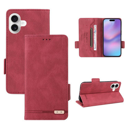 Magnetic Clasp Leather Phone Case, For iPhone 18 Pro / 17 Pro, For iPhone 18 Pro Max / 17 Pro Max, For iPhone 17e / 16e, For iPhone 17, For iPhone 16 Pro Max, For iPhone 16 Pro, For iPhone 16 Plus, For iPhone 16