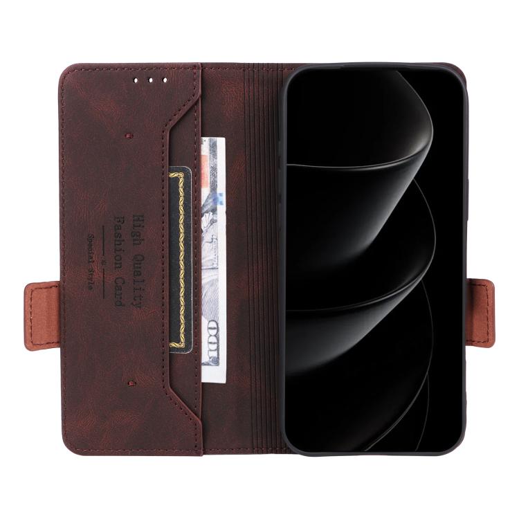Magnetic Clasp Leather Phone Case, For iPhone 18 Pro / 17 Pro, For iPhone 18 Pro Max / 17 Pro Max, For iPhone 17e / 16e, For iPhone 17, For iPhone 16 Pro Max, For iPhone 16 Pro, For iPhone 16 Plus, For iPhone 16