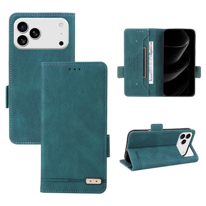 Magnetic Clasp Leather Phone Case, For iPhone 18 Pro / 17 Pro, For iPhone 18 Pro Max / 17 Pro Max, For iPhone 17e / 16e, For iPhone 17, For iPhone 16 Pro Max, For iPhone 16 Pro, For iPhone 16 Plus, For iPhone 16